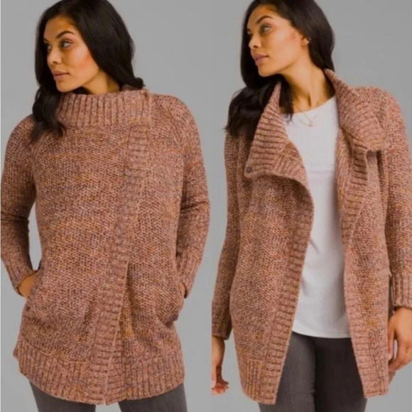 Ladies Prana Callisto Duster chunky wrap sweater. Size XS. - Picture 1 of 8